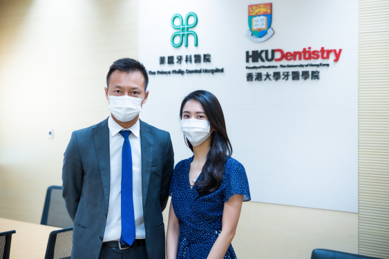 Dr Mike Leung (Left) and Dr Aileen Tohs